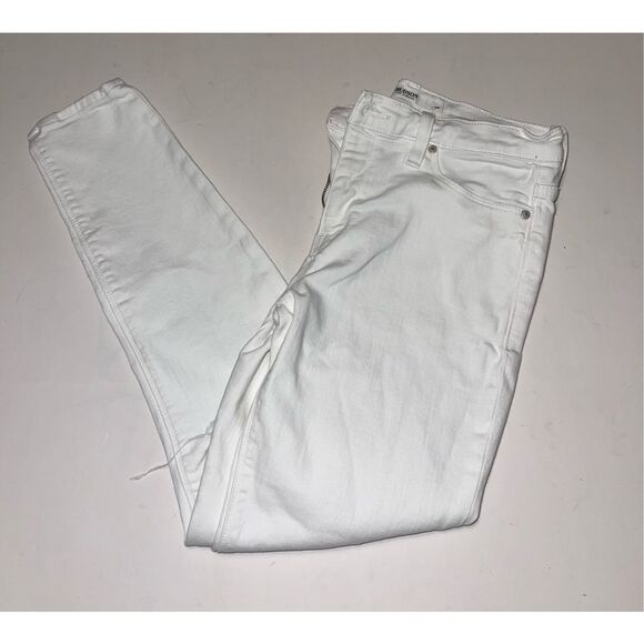 HUDSON White Skinny Jeans Size 28 - Picture 1 of 8